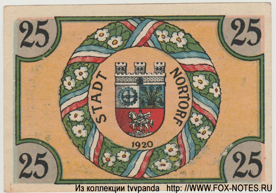 Stadt Nortorf 25 Pfennig 1920