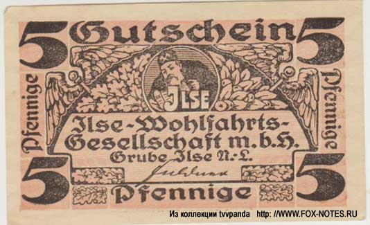 Ilse- Wohlfahrtsgesellschaft m.b.H. 50 Pfennig 1921