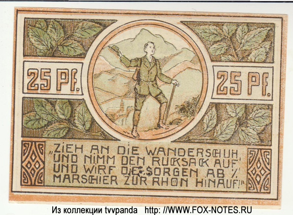 Gemeinde Dermbach  25 Pfennig 1921