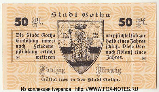 Gotha 50 Pfennig 1917 (Notgeld)