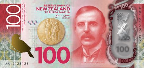 Reserve Bank of New Zealand 100 dollars 2016