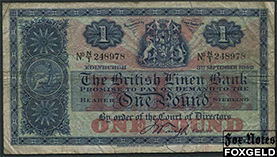  1  1942 The British Linen Bank F :157b 3300 