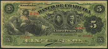  5  1914 Banco de Coahuila VF P:S195c