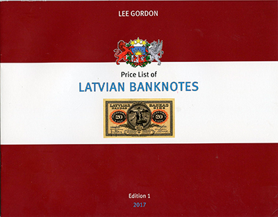 Price list LATVIAN BANKNOTES 