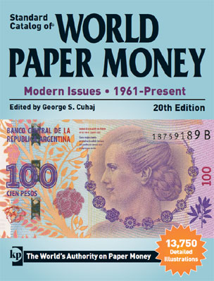 "Standard Catalog of World Paper Money, volume 3: Modern Issues 20 ed"