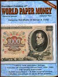 Каталог Пика Standard Catalog of World Paper Money, volume 2: General Issues to 1960