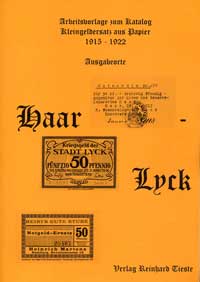 Kleingeldersatz aus Papier 1915 - 1922 Band 3 Haar - Lyck