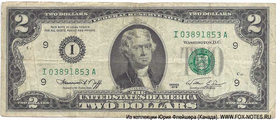    Federal Reserve Notes 2  1976