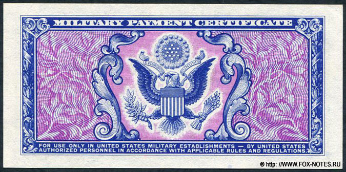 USA Military Payment Certificate 5 Cents SERIES 481