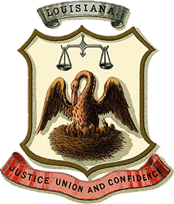 Louisiana coat of arms, 1876
