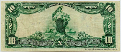 The First National Bank of the City New York 10 dollars 1903