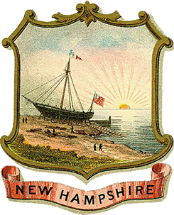 New Hampshire state coat of arms (1876 год)