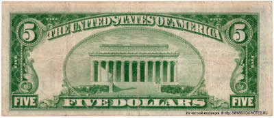 The Anglo California Nacional Bank of San Francisco  5 dollars 1929