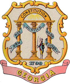 Coat of arms of Georgia (1876)