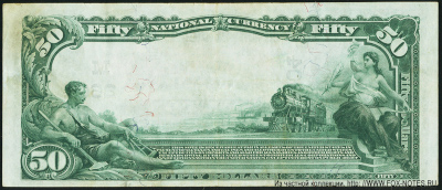 Winters National Bank of Dayton, Ohio. SERIES OF 1902. 50 Dollars 1921.
