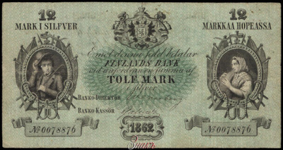   .   (Suomen Pankki, Finlands Bank).  12    1862 .