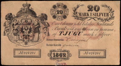   .   (Suomen Pankki, Finlands Bank).  20   1862 .