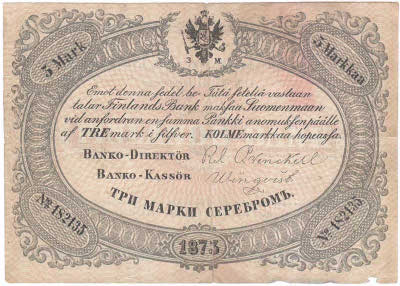   .   (Suomen Pankki, Finlands Bank).  3   1873.