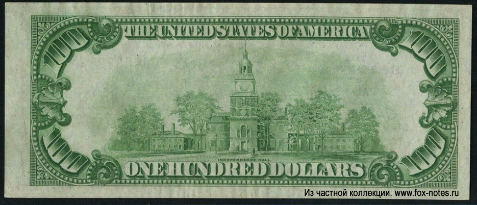 Federal Reserve Bank Notes 100 Dollars 1929
