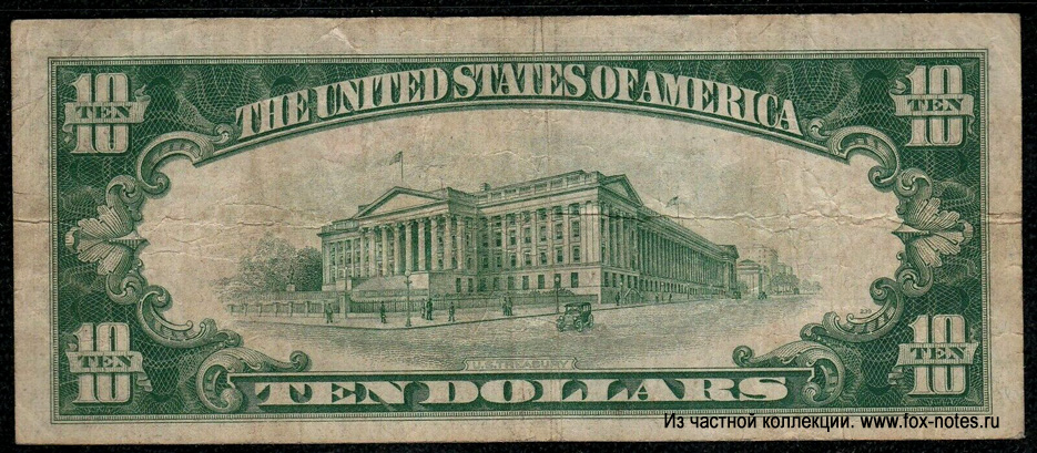 The Citizens and Southern National Bank Of Savannah 10 dollars 1929