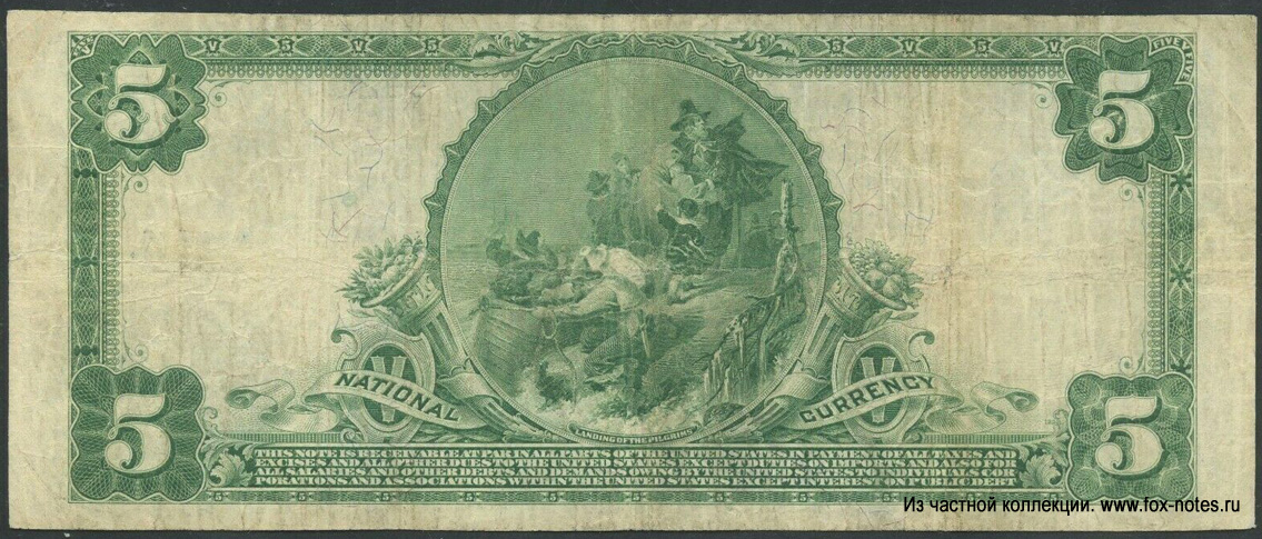 First National Bank of Colfax, Iowa 5 dollars 1904