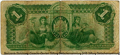 Banco Francisco Argandoña 1 Boliviano ENERO ENE 1º DE 1898.