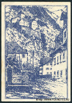 F&uuml;rstentum Liechtenstein. Gutschein. 50 Heller 1920.
