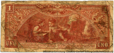 Banco de la Provincia de Buenos Aires 1 peso 1º Enero de 1888