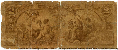 Banco Provincial de Entre Rios 2 Pesos 1881