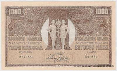  . Suomen Pankki - Finlands Bank.  1000   1918 .