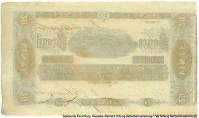 Imp&eacute;rio do Brasil. Banco do Brazil 20000 Reis 1856