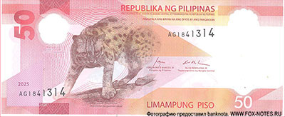Bangko Sentral ng Pilipinas 50 Piso 2025 �First Philippine Polymer Banknote Series�