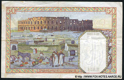 BANQUE DE L'ALGÉRIE 50 francs 1941
