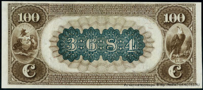 Market Street Nacional Bank of Philadelphia  100 dollars series 1882