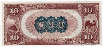 First Nacional Bank of Aurora 10 dollars 1882